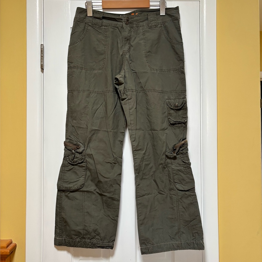 Women's Olive Cargo Pants